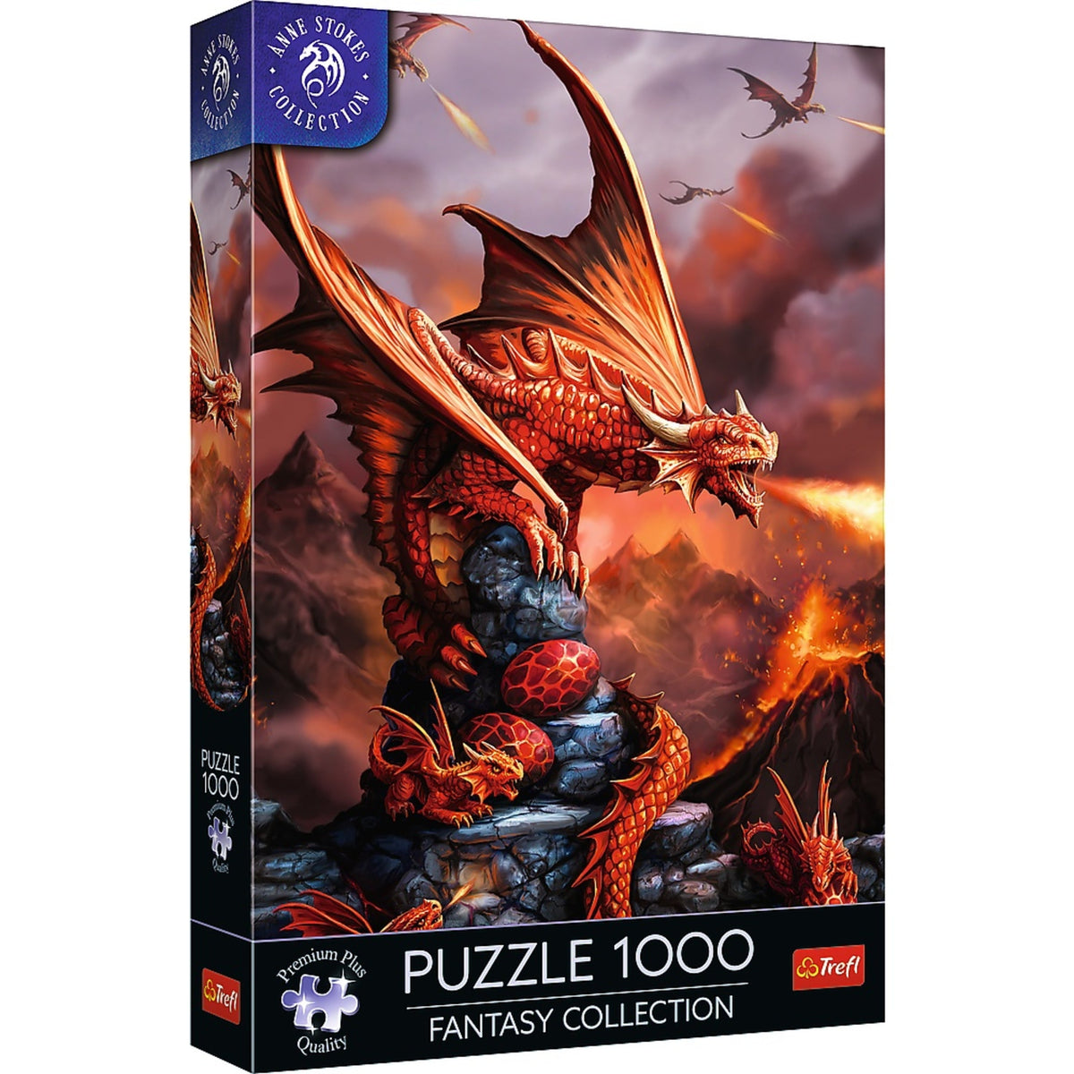 Anne Stokes Fire Dragon 1000-piece puzzle box