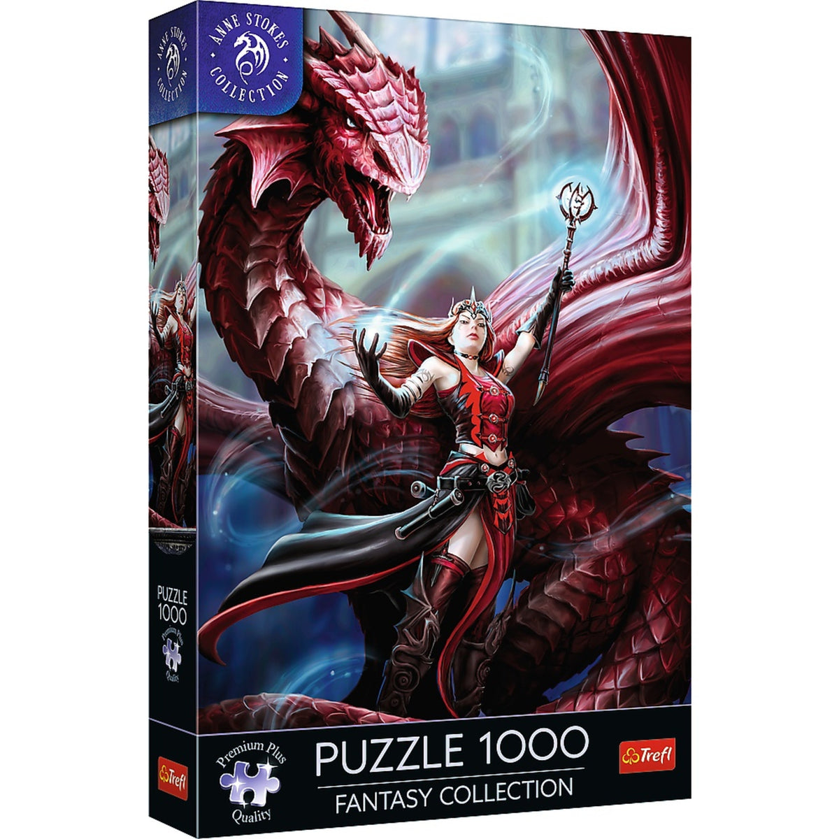 Trefl Anne Stokes Scarlet Mage 1000-piece puzzle box art