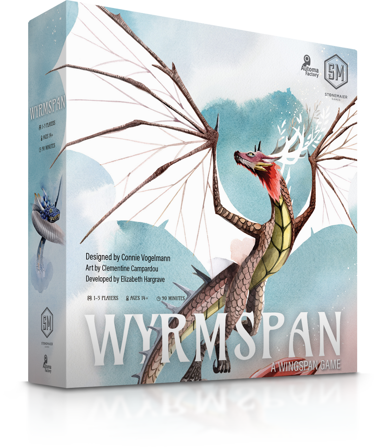Wyrmspan board game box