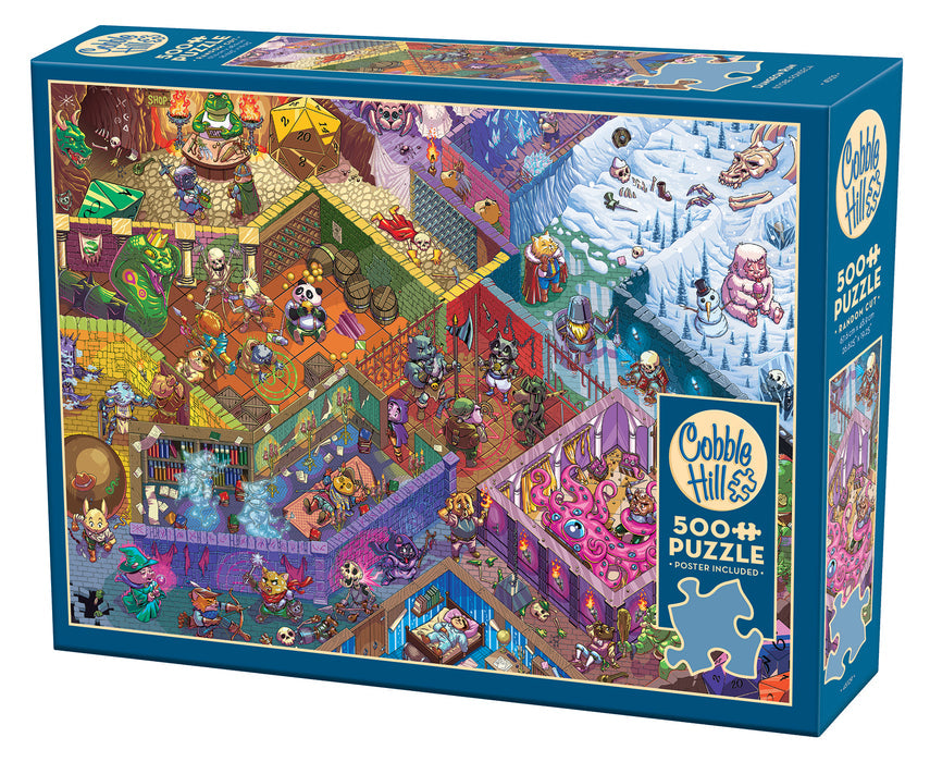 Dungeon Run 500-piece puzzle box