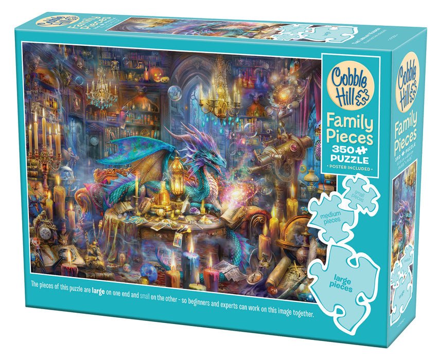 The Library Keeper 350-piece family puzzle box art