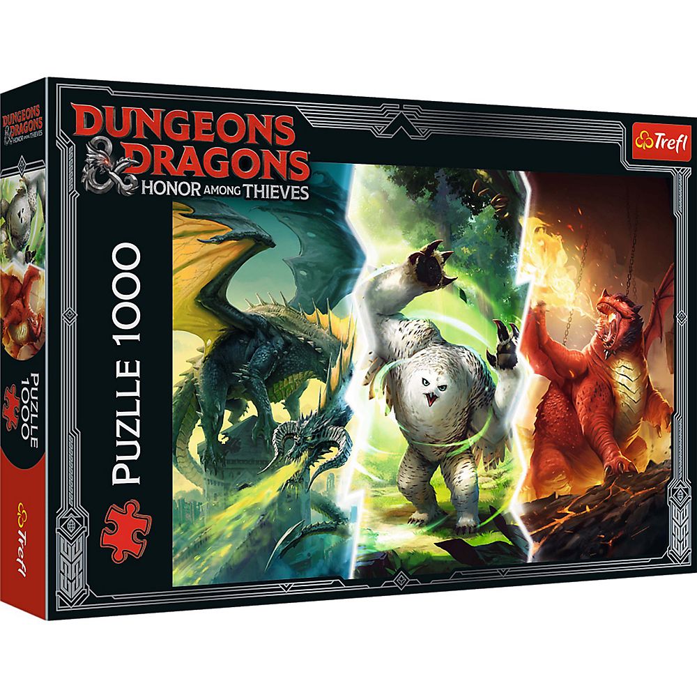 Dungeons & Dragons: Legendary Monsters of Faerun 1000-piece puzzle box