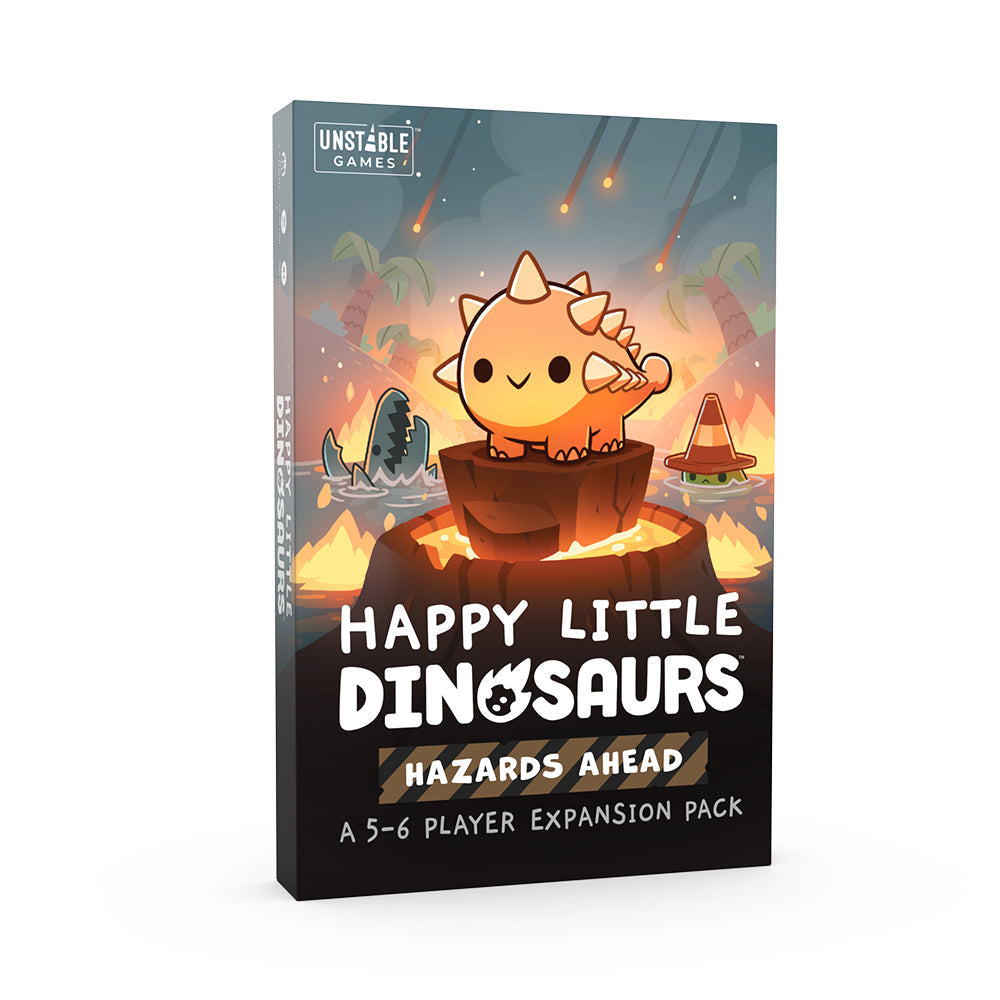 Happy Little Dinosaurs: Hazards Ahead Expansion box art