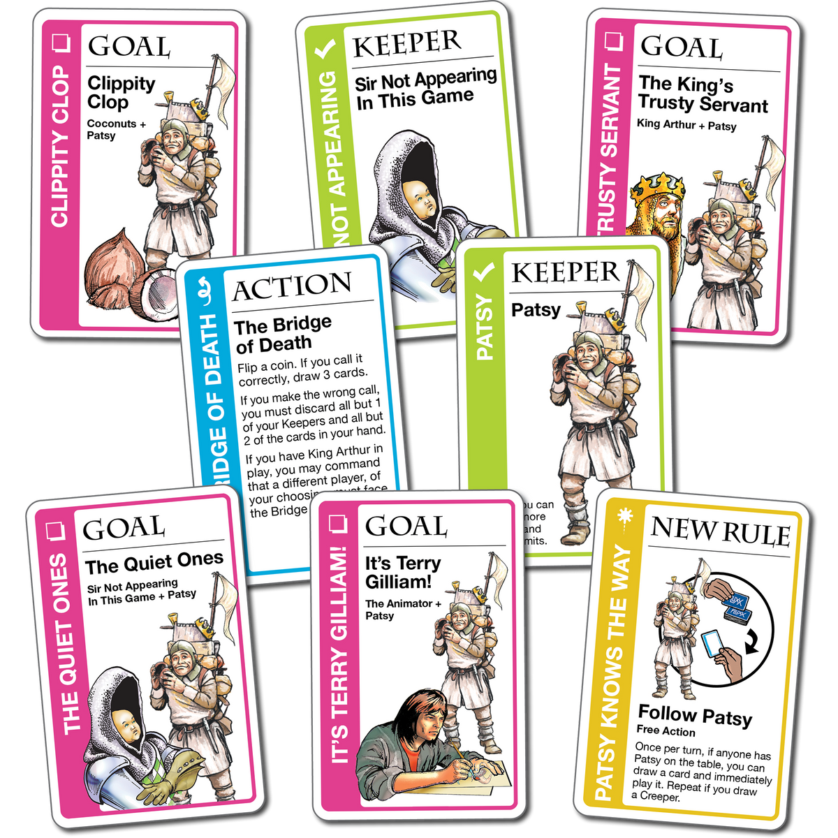 Monty Python's Patsy Pack cards