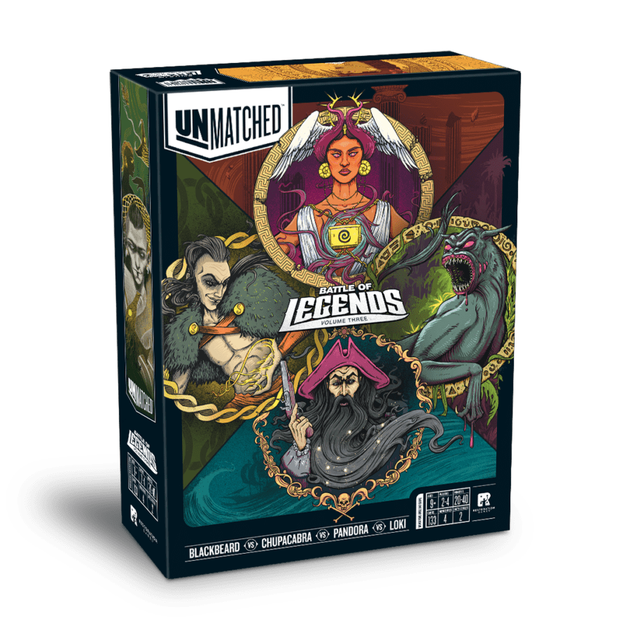 Unmatched: Battle of Legends Vol 3 box art