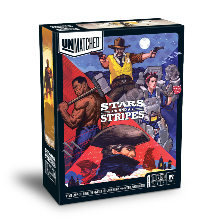 Unmatched: Stars and Stripes box art