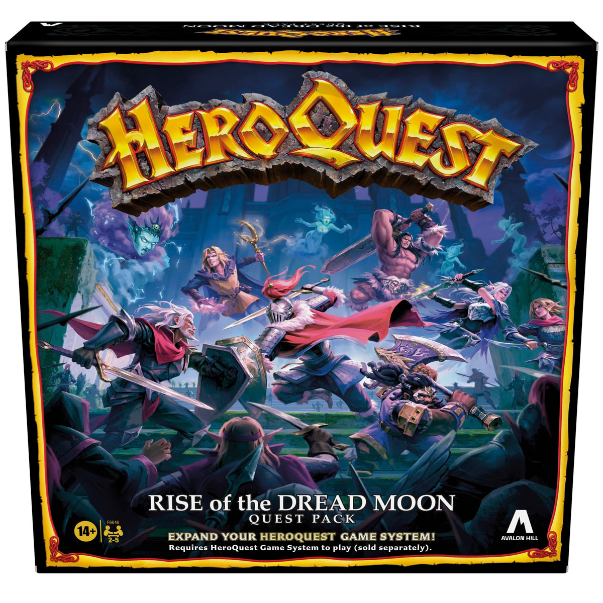 HeroQuest: Rise of the Dread Moon box cover