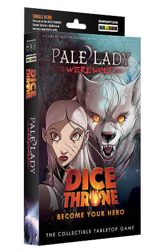 Dice Throne Pale Lady Hero Pack components