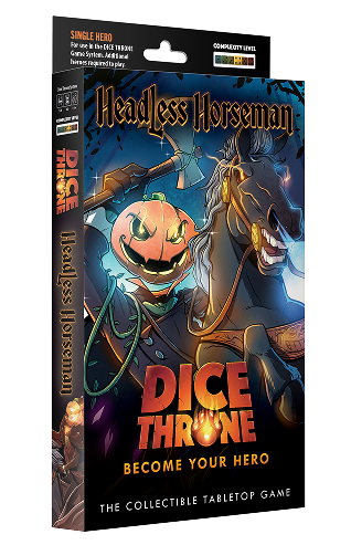 Dice Throne Headless Horseman Hero Pack components